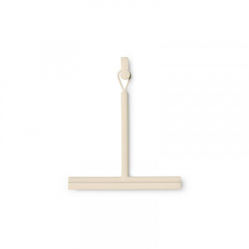 Smėlio spalvos dušo kabinos stiklo valytuvas Brabantia, 24 cm