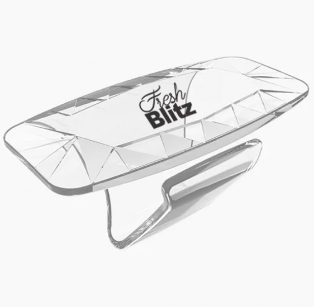 Pakabinamas WC gaiviklis Fresh Blitz Toilet Clip, mango kvapo, 30d., skaidrus