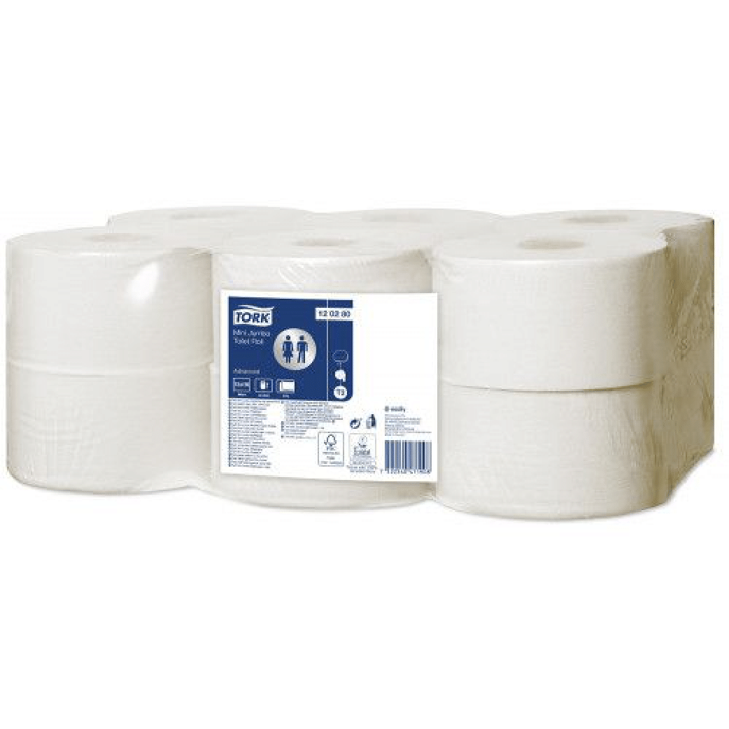 TUALETINIS POPIERIUS RULONAIS TORK ADVANCED MINI JUMBO T2, 2SL., 120280