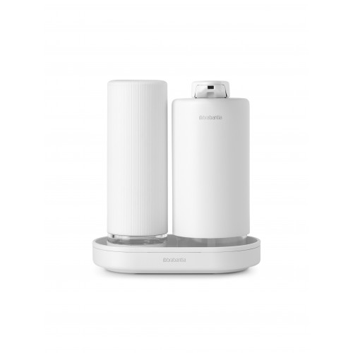 Muilo ir plovimo skysčio rinkinys Brabantia Sink Style Mineral Fresh White