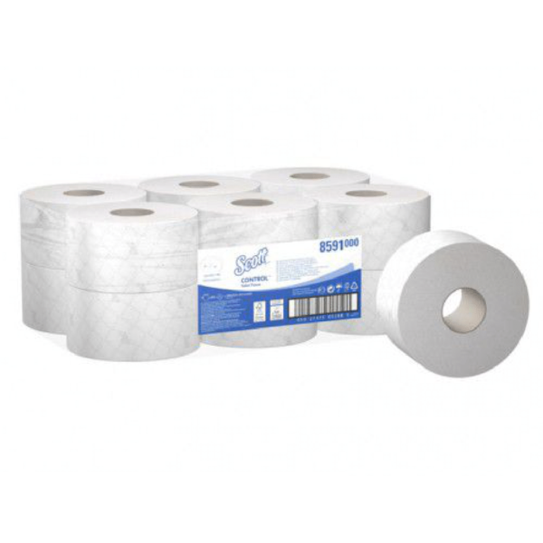 KIMBERLY - CLARK Tualetinis popierius rulonais traukiamas iš centro SCOTT CONTROL 12 rul.