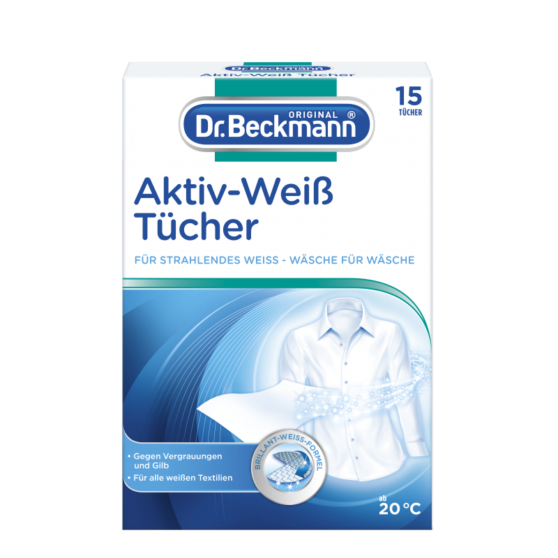 Dr. Beckmann Aktyvūs balinimo lapeliai 15vnt