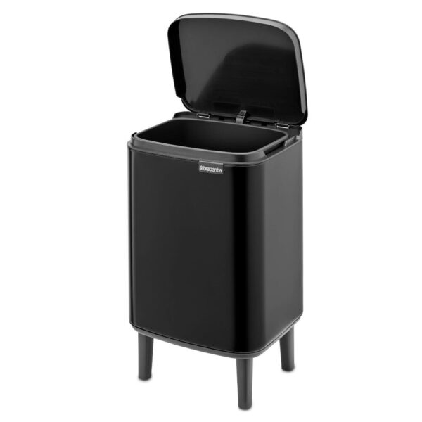 Šiukšlių dėžė, Brabantia Bo Hi 7L, matt black, 227141