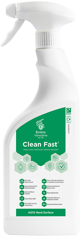 EVANS sanitarinis ploviklis, švelnaus kvapo CLEAN FAST, 750ML