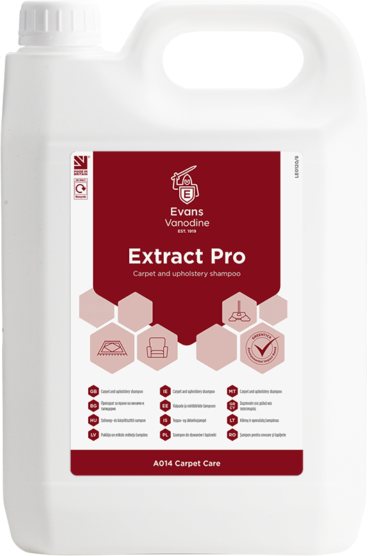 EVANS kilimų ir baldų apmušalų šampūnas EXTRACT PRO, 5L