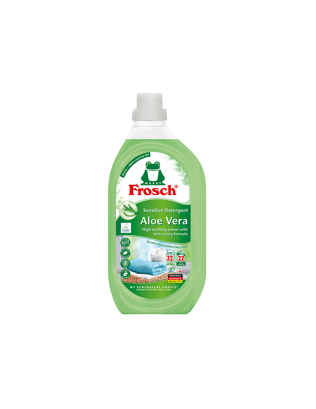 Ekologiška Frosch Skalbimo priemonė su alijošiumi 1500ml