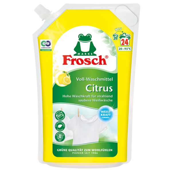 Frosch Skalbimo priemonė baltiems audiniams 1800 ml