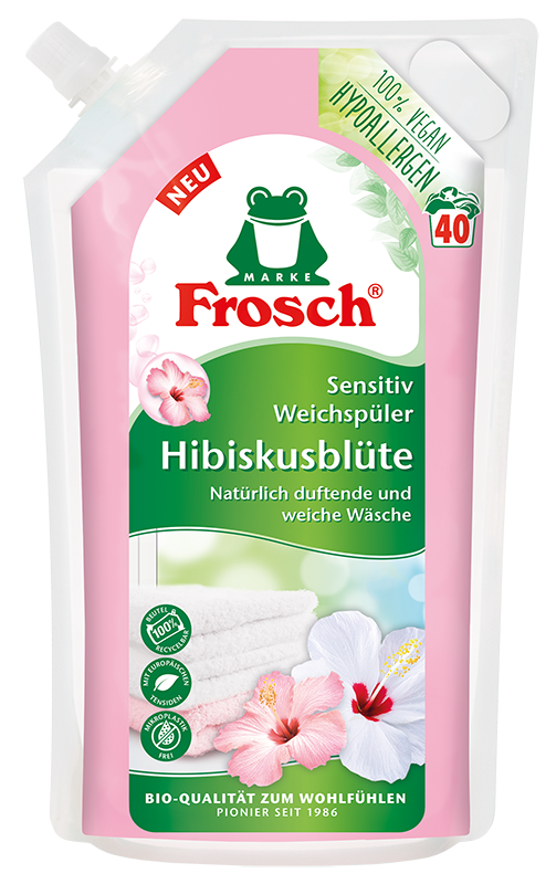 Frosch Skalbinių minkštiklis kinrožės kvapo 1000ml