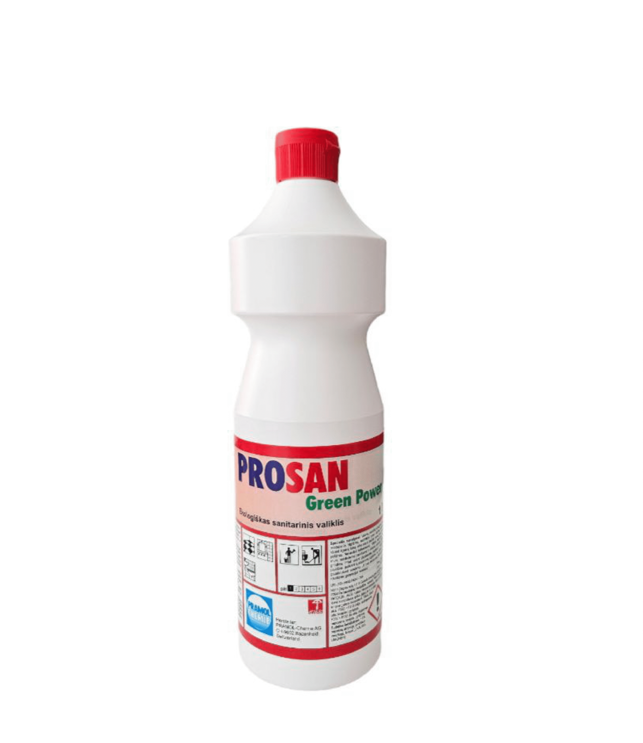Ekologiškas sanitarinis valiklis PROSAN GREEN POWER, 1L PRAMOL CHEMIE