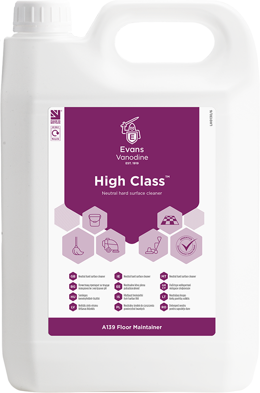 EVANS neutralus kieto paviršiaus valiklis High Class, 5L