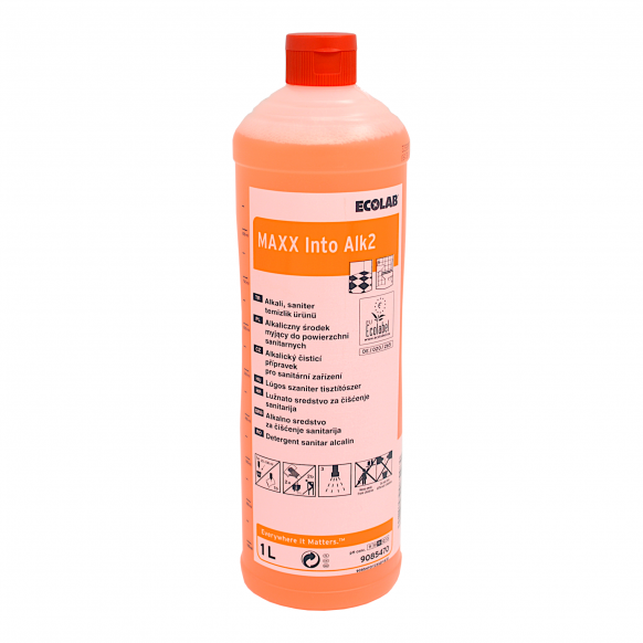 Ecolab sanitarinis ploviklis Maxx Into Alk2, 1L