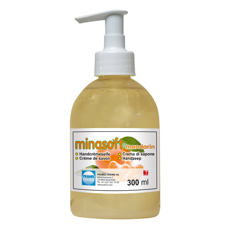 Kreminis rankų muilas MINASOFT MANDARIN, 300ml PRAMOL CHEMIE