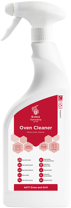 EVANS efektyvus orkaičių valiklis OVEN CLEANER, 750ML