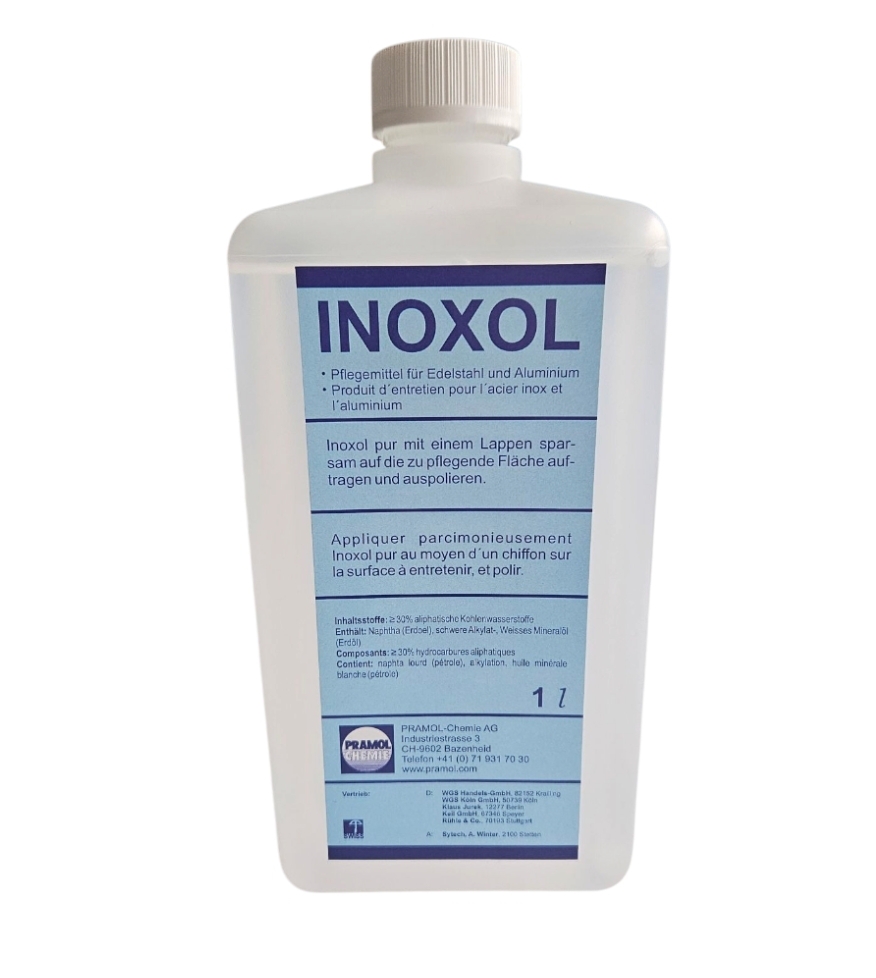 Metalinių paviršių valiklis INOXOL, 1L, PRAMOL CHEMIE