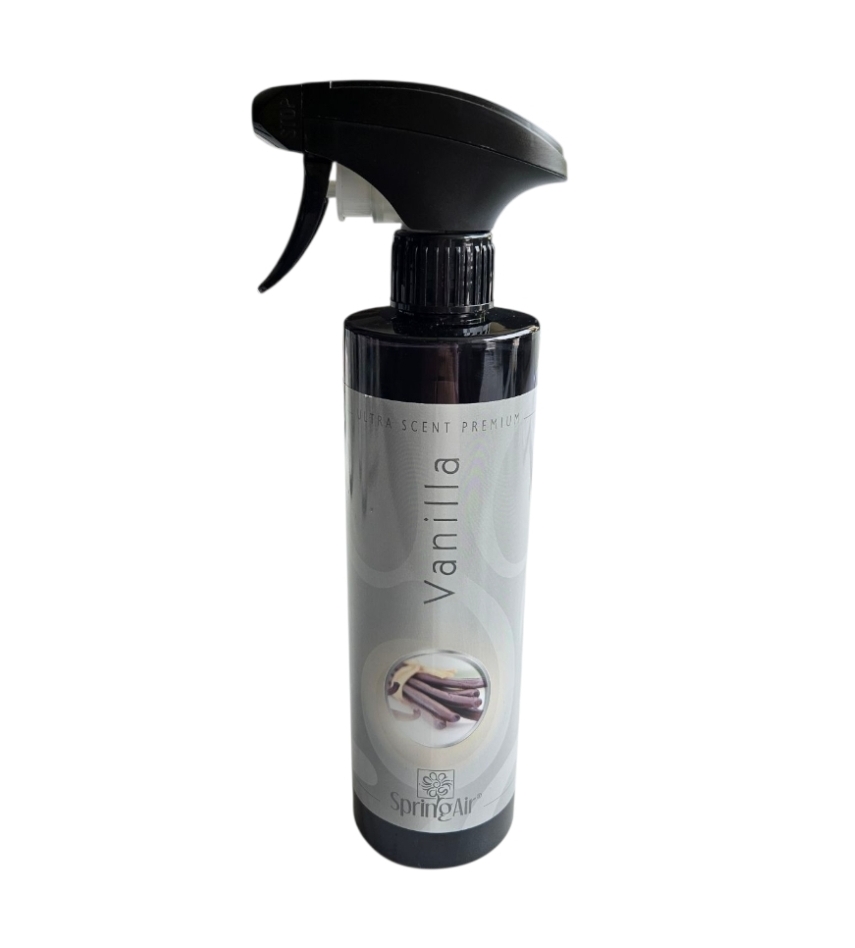 Skystas purškiamas audinių-oro gaiviklis Spring Air, Vanilla, 500ml