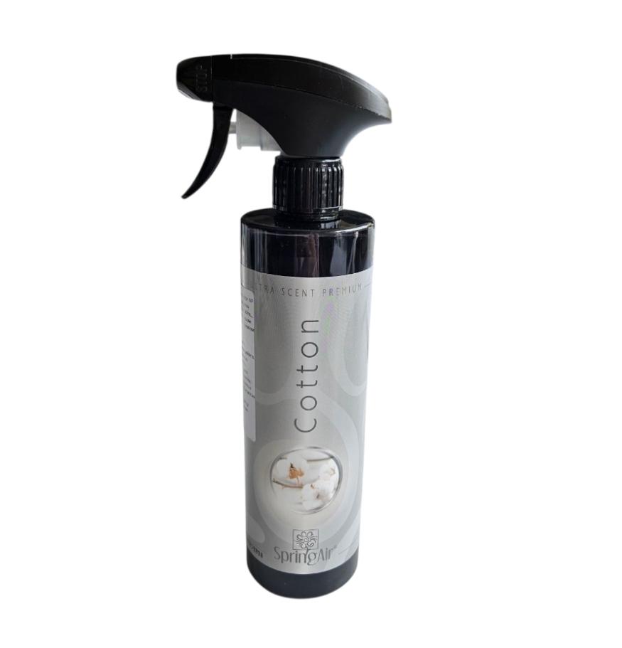 Skystas purškiamas audinių-oro gaiviklis Spring Air, Cotton AP, 500ml