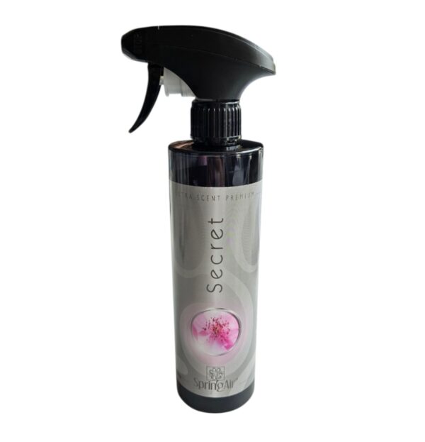 Skystas purškiamas audinių-oro gaiviklis Spring Air, Secret AP, 500ml