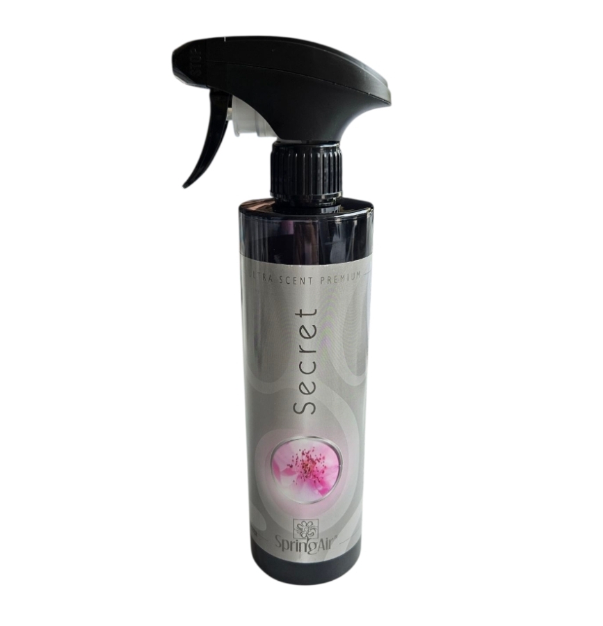 Skystas purškiamas audinių-oro gaiviklis Spring Air, Secret AP, 500ml