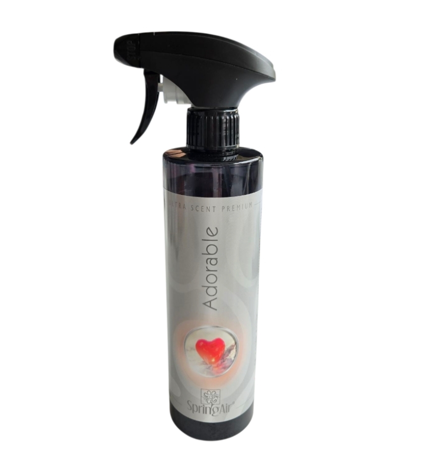 Skystas purškiamas audinių-oro gaiviklis Spring Air, Adorable AP, 500ml