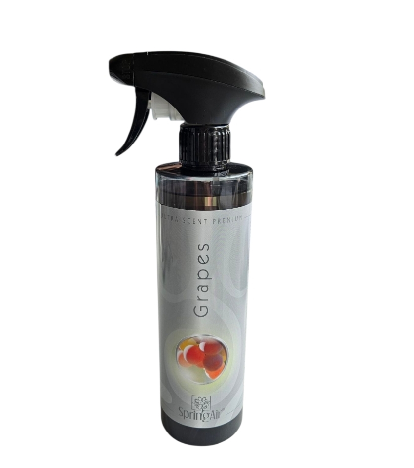 Skystas purškiamas audinių-oro gaiviklis Spring Air, Grapes AP, 500ml