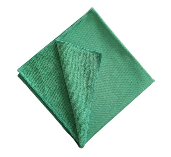 AKCIJA 1+1 Mikropluošto šluostė su dviem skirtingomis pusėmis, 40 × 40 cm, žalia