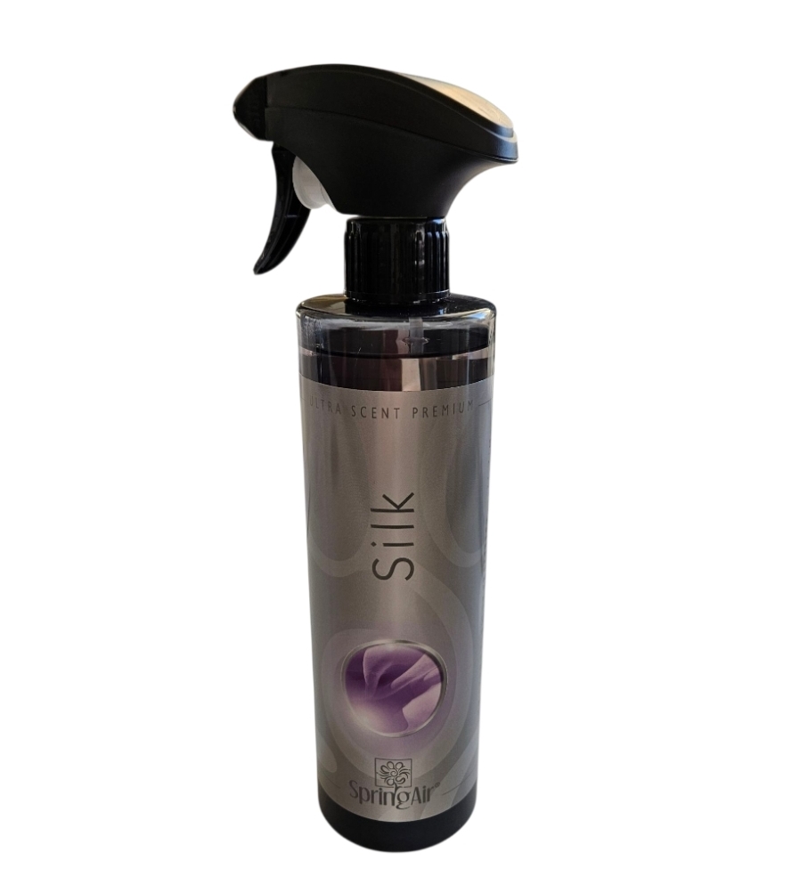 Skystas purškiamas audinių-oro gaiviklis Spring Air, Silk, 500 ml