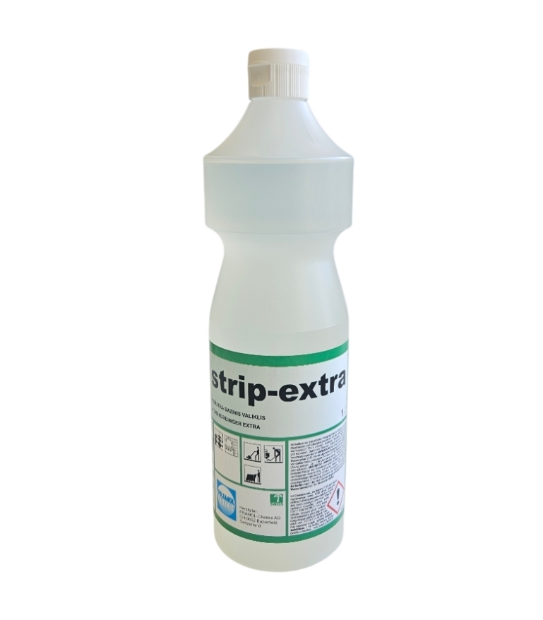 Grindų, sienų valymo priemonė STRIP-EXTRA, 1L PRAMOL CHEMIE