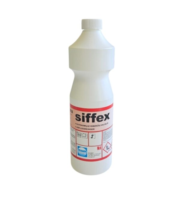 Kanalizacijos vamzdžių valiklis SIFFEX, 1L, PRAMOL CHEMIE