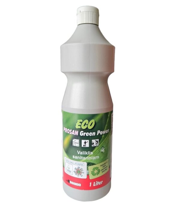 Ekologiškas sanitarinis valiklis ECO PROSAN GREEN POWER, 1L PRAMOL CHEMIE