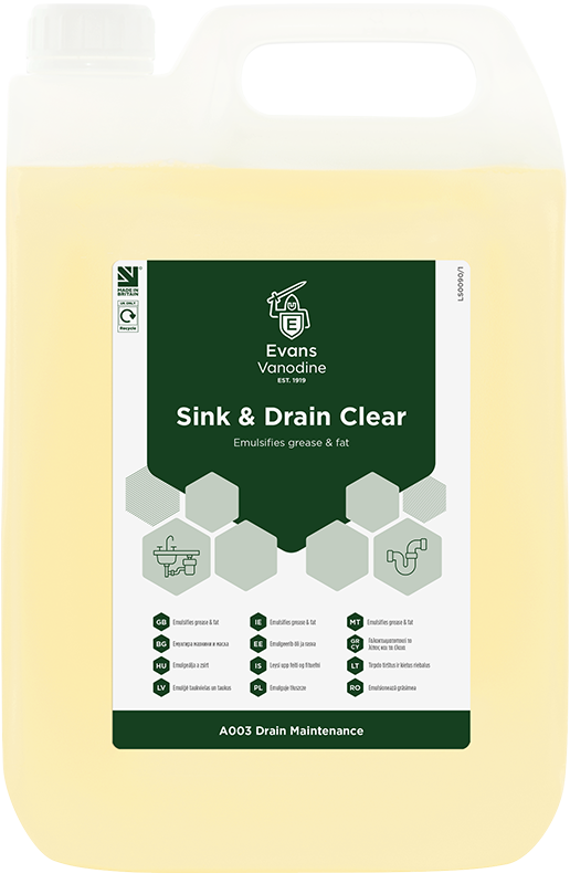 EVANS kanalizacijos valymo priemonė SINK&DRAIN, 5L