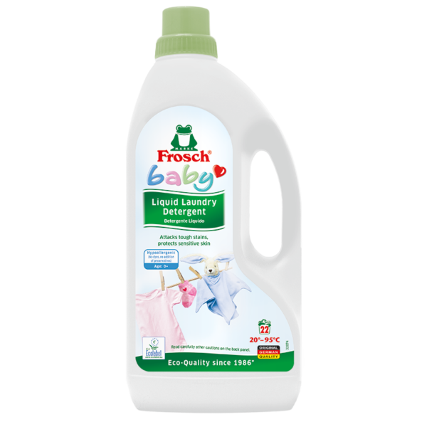 Ekologiška Frosch skalbimo priemonė vaikų drabužiams 1500ml