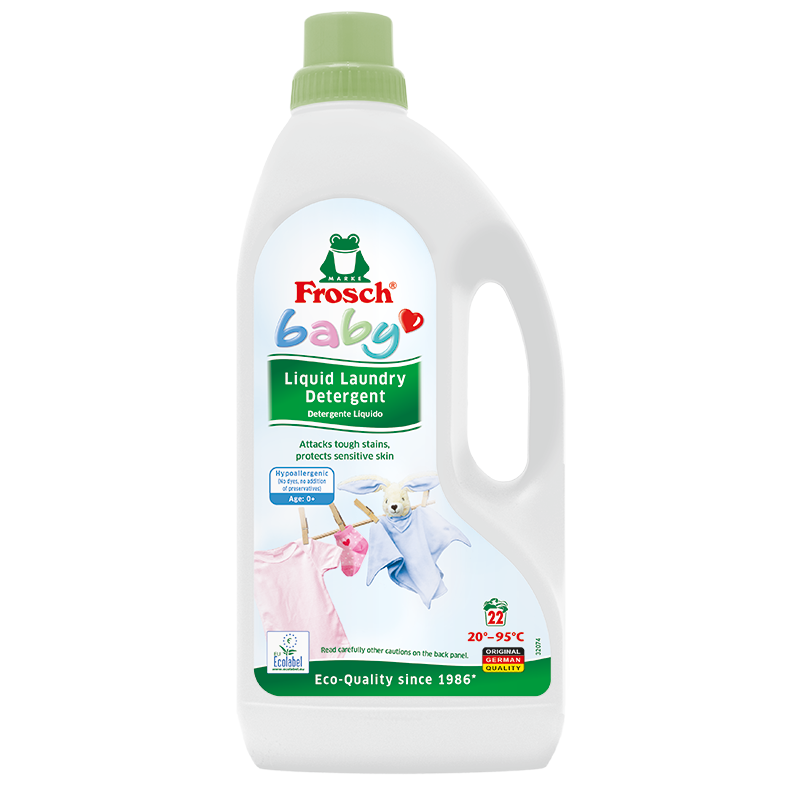 Ekologiška Frosch skalbimo priemonė vaikų drabužiams 1500ml