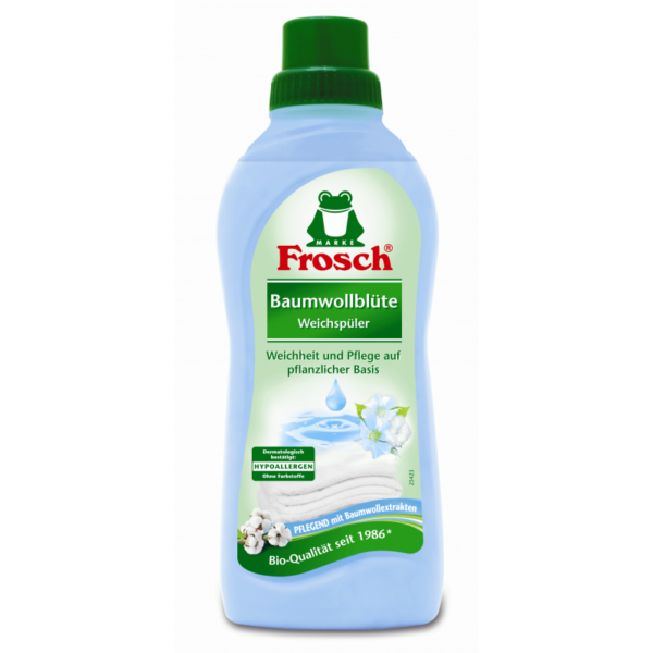 Frosch Skalbinių minkštiklis medvilnės žiedų kvapo 750ml