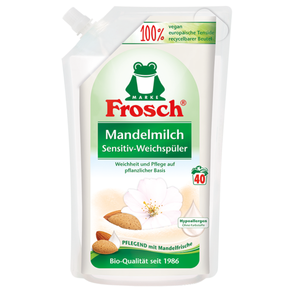 Frosch Skalbinių minkštiklis migdolų kvapo 1000ml