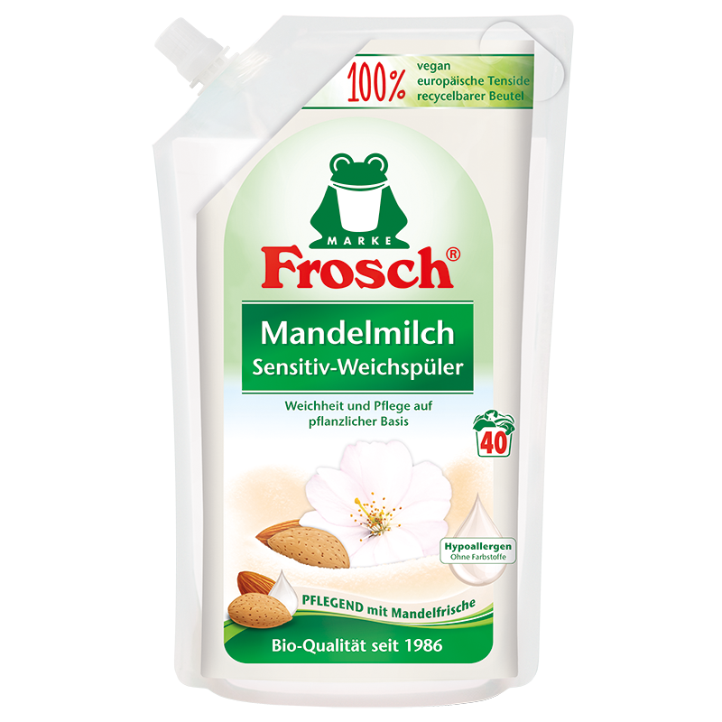 Frosch Skalbinių minkštiklis migdolų kvapo 1000ml