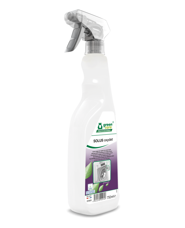 TANA spalvotų dėmių valiklis be chloro Solus oxydet, 750ML Green care